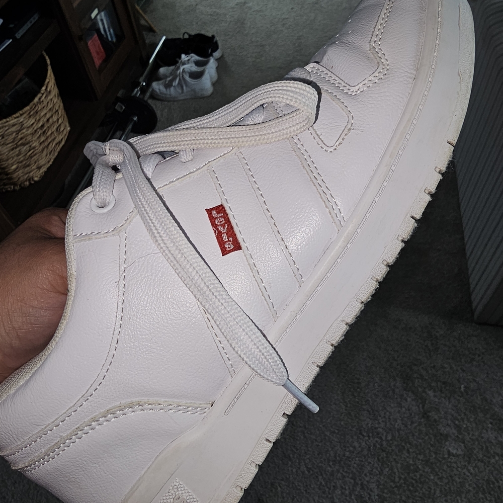 Levi's White Leather Women's Sneakers
